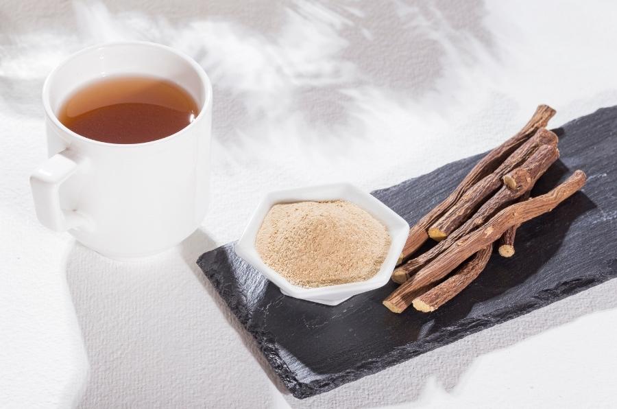 licorice tea has an inflammatory effect